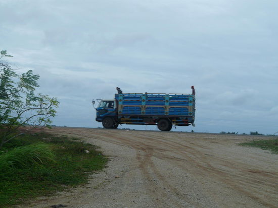 Nicht das ihr denkt, dass sei die Straße. Nein das war die Auffahrt zum Parkplatz, die Straße sah deutlich schlimmer aus!!