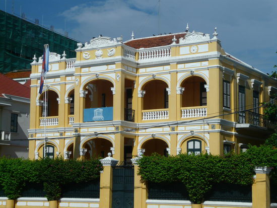 Hübsche alte Kolonialarchitektur