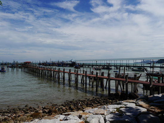 Aussicht auf's Wasser.
