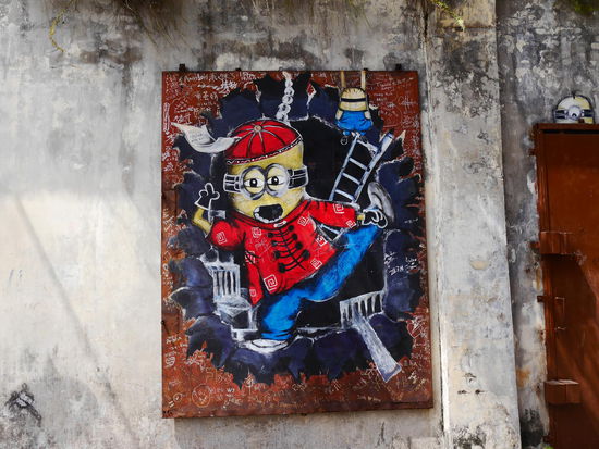 Die Stadt ist bunt....