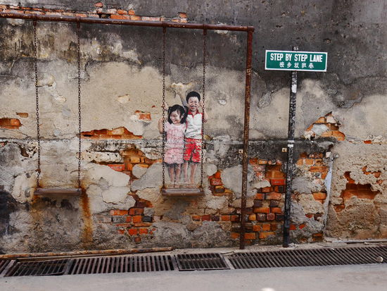 Wallpainting Trail
zum Teil mit langer Wartezeit für ein Foto