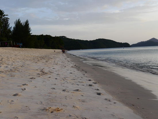 Pantai Tengah - unser Strand