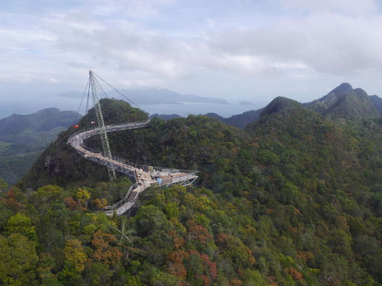 Skybridge - leider wegen Bauarbeiten gesperrt.