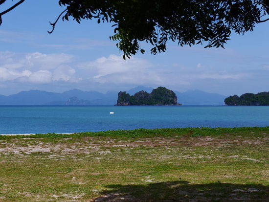 Ein letztes Mal am wunderschönen Tanjung Rhu.