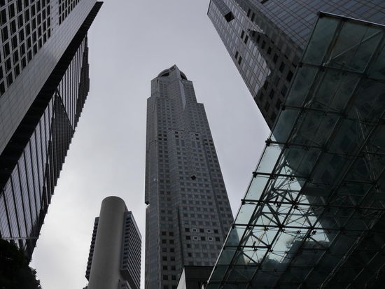 Auf dem Weg zum Merlion Park