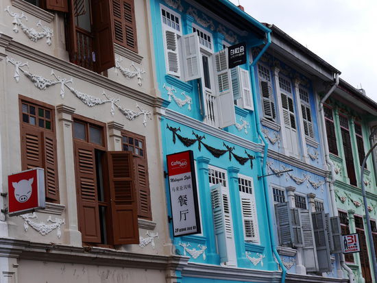 Sie erscheinen vielleicht manchmal wie eine Filmkulisse im ansonsten künstlich hochstilisierten Singapur.