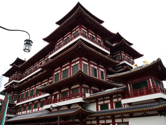 Der Buddha Tooth Relic Tempel.