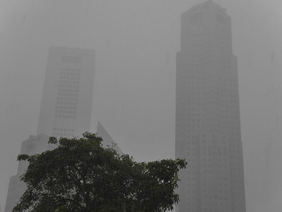 So sieht Singapur aus wenn es gießt!!!