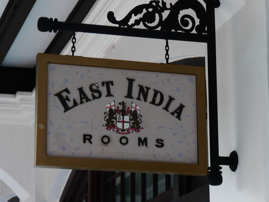 Alles sehr kolonial im Raffles Hotel.