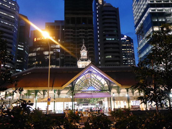 Einer schönsten Hawker Center Singapurs. Der Lau Pa Sat.