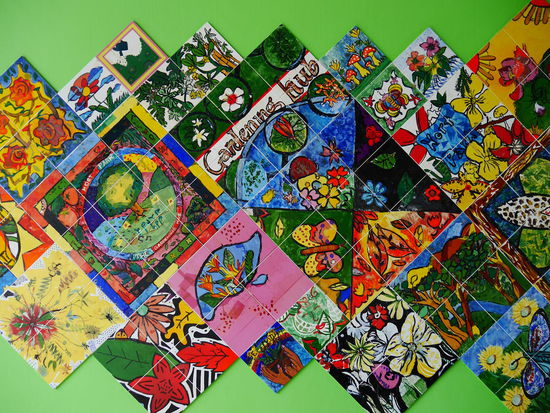 Was ist Natur? Kunstprojekt einer Singapurer Schule.