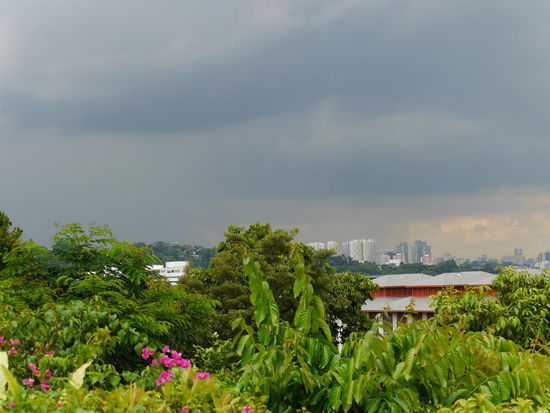 Der Himmel.... schnell zurück, bevor es uns erwischt.