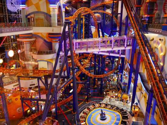 Wer sein Abendessen verliert, darf nochmal in den Foot Court.