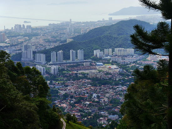 George Town von oben.