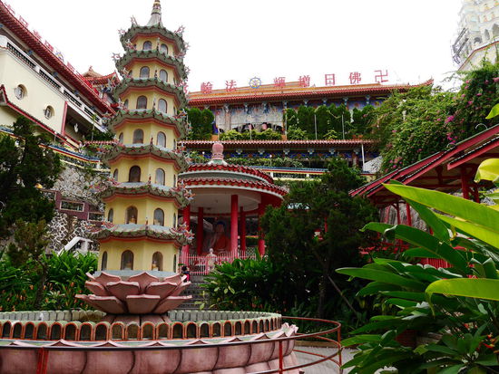 Im Zentrum des Tempels.