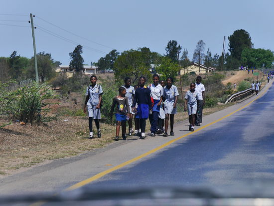 Straßenansichten in Swaziland