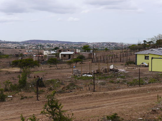 Township auf dem Weg nach Saint Lucia