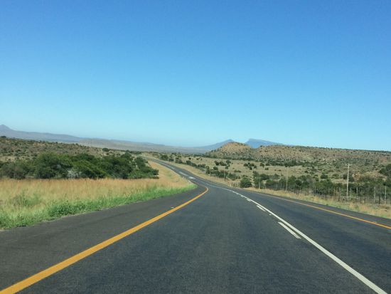 Durch die endlosen Weiten der Karoo