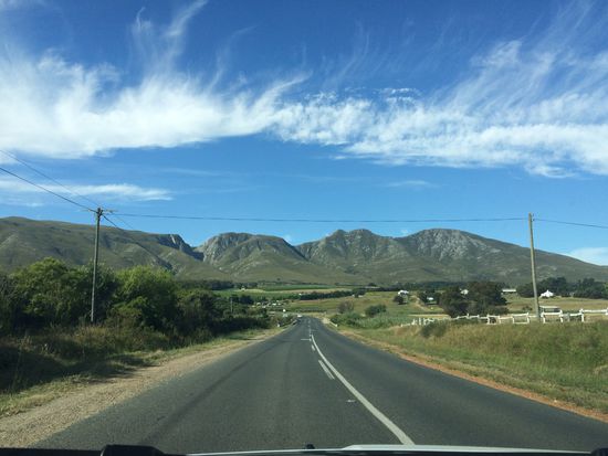Anfahrt auf Hermanus