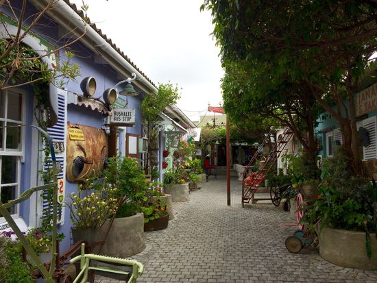 Niedliche kleine Kitschgasse