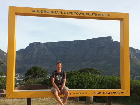 Auf dem Signal Hill, da steht ein großer Bilderrahmen ...