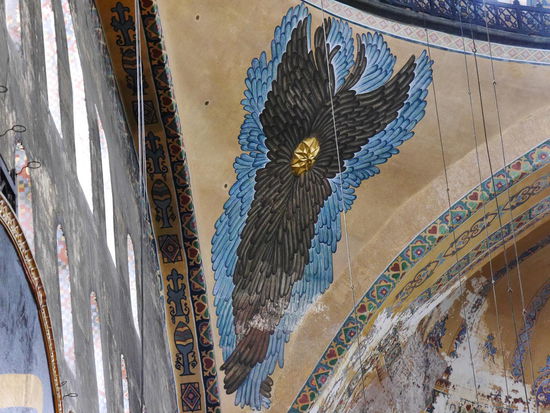 Engel deren Gesichter in der osmanischen Zeit verdeckt wurden