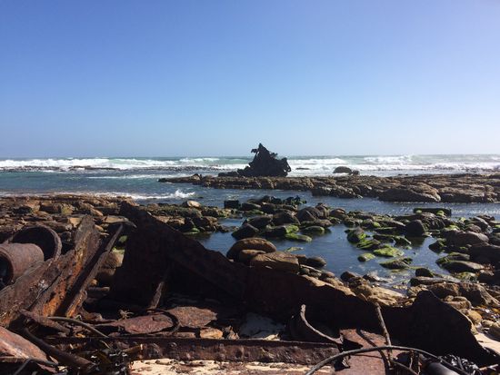 Schiffswrack auf den Thomas T. Tucker Trail