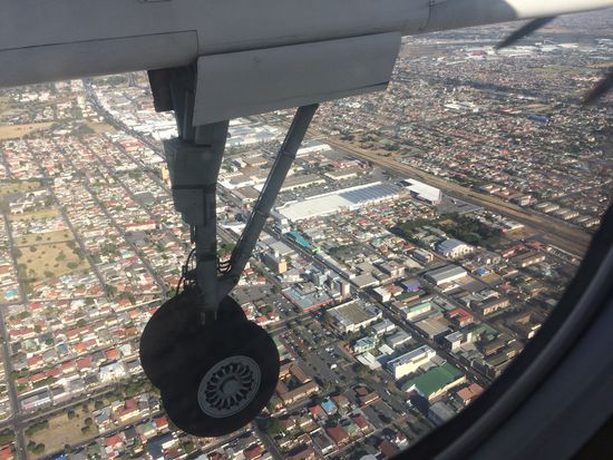 Landeanflug auf Kapstadt