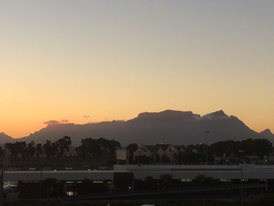 Ein letzter Blick auf den Tafelberg