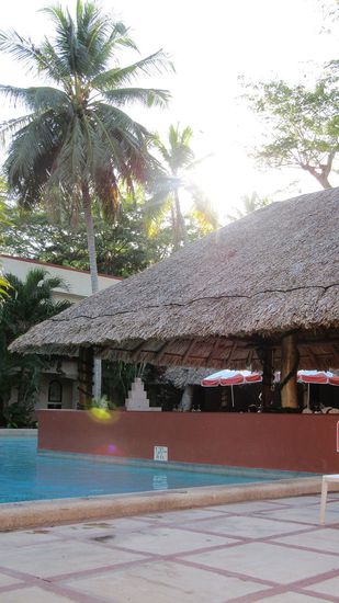 Tagesausklang am Pool