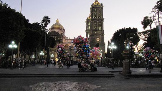 Der Zolaco im Zentrum von Puebla