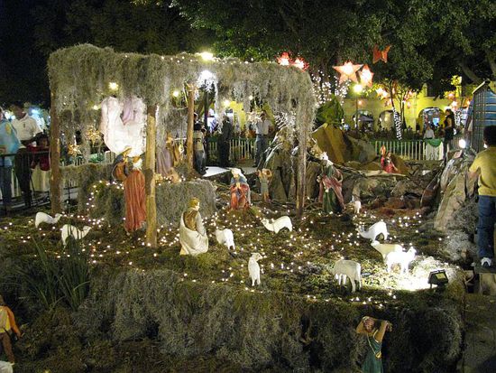 Krippenspiel-Landschaft