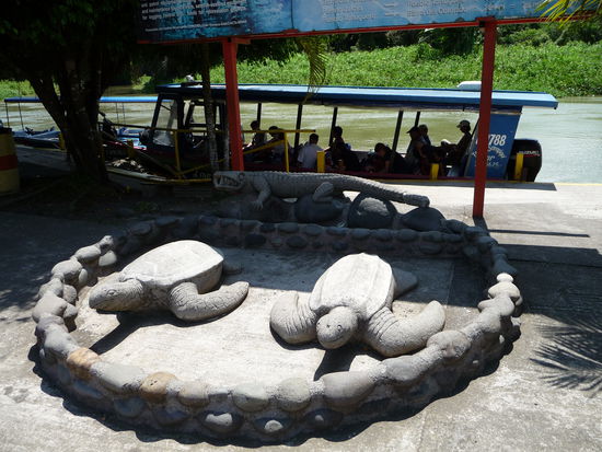 Umsteigen im kleinen Hafen