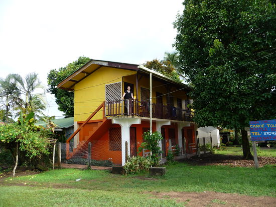 unsere Unterkunft in Tortuguero