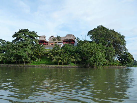 Insel mit Villa