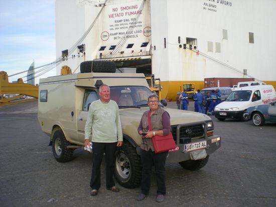 nach 30 Tagen in Montevideo angekommen.