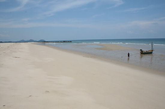 Endlich Sand unter den Füssen!