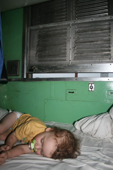 im Nachtzug nach Bangkok