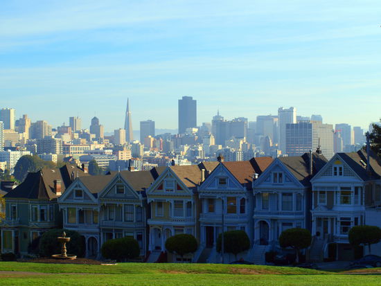 ...und dahinter Downtown