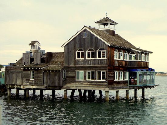 Früher Fischerhaus, jetzt Restaurant