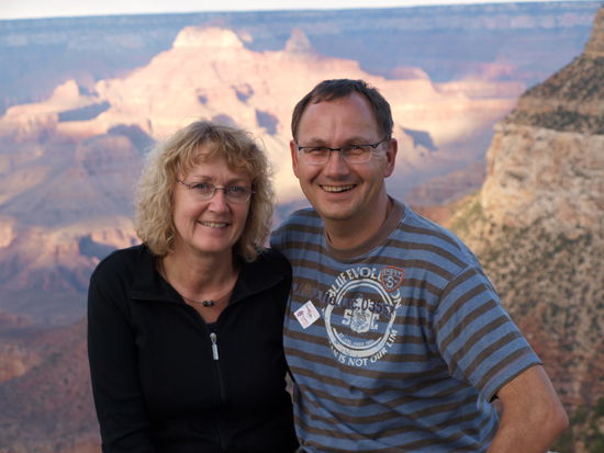 Glückliche Urlauber