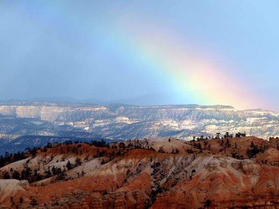 ...und zum Abschied noch ein Regenbogen.