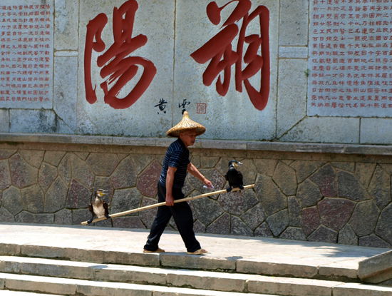 ...auf dem Weg zum Fotoshooting.