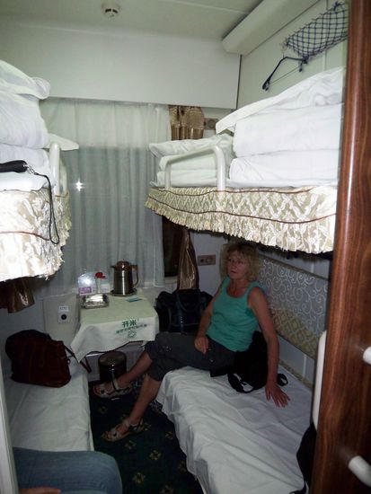 Unsere Erste Klasse Kabine - wirklich!!!!