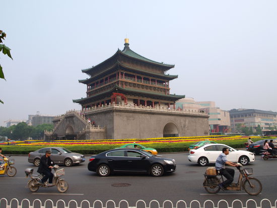 Der Glockenturm in der Innenstadt