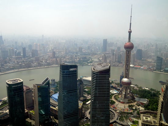 Der Fernsehturm war eines der ersten höheren Gebäude und wurde 1996 fertiggestellt.