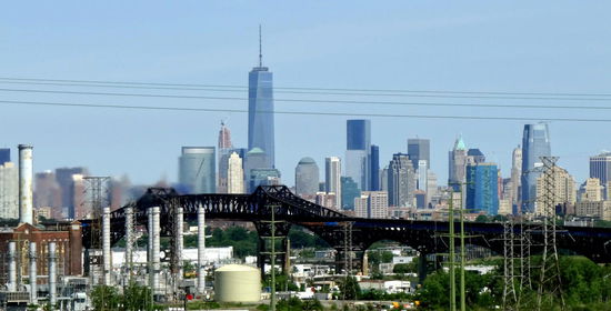 Und dann tauchte die Skyline mit dem alles überragenden Freedomtower irgendwann mal auf.
