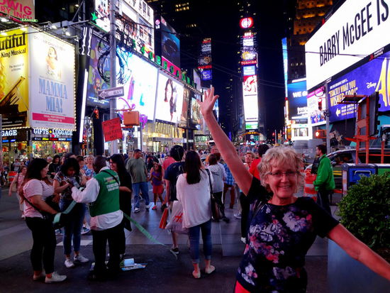 Good bye NYC (Broadway, nahe dem Time-Square)