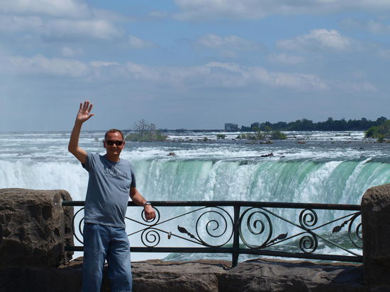 Nur wenige Meter vor dem Abgrund