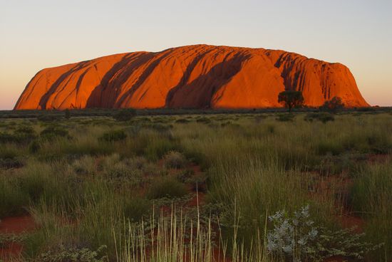 Sonnenuntergang Uluru